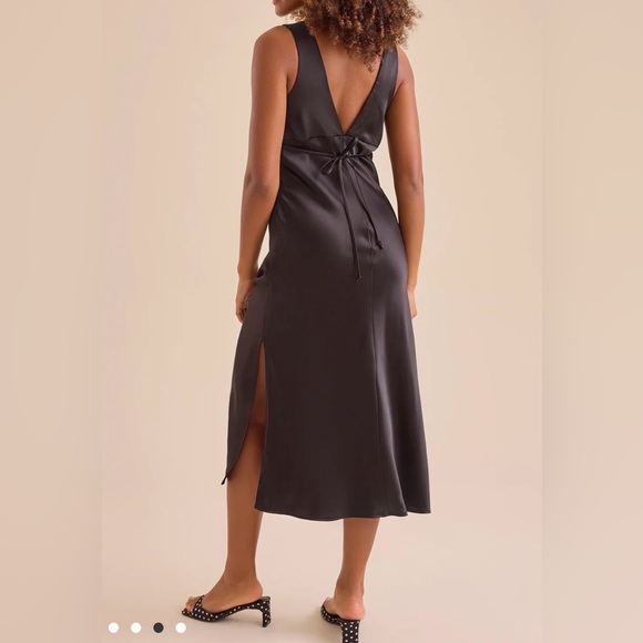 NWT Altar’d State Andie satin midi dress, size XXXL - Picture 3 of 13